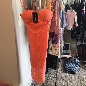 BEBE Bustier Lace Dress-make an offer